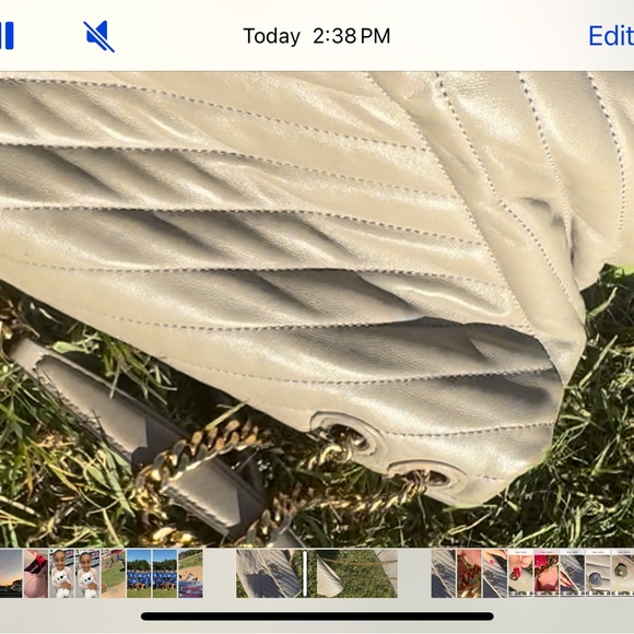 AUTHENTIC TORY BURCH | KIRA CHEVRON CONVERTIBLE SHOULDER BAG - Picture 12 of 16